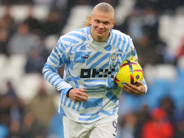 Striker Manchester City, Erling Haaland.