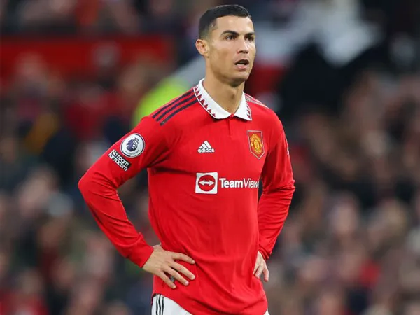 Penyerang Manchester United, Cristiano Ronaldo.