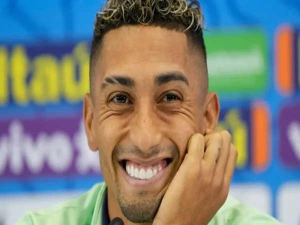 Raphinha menegaskan bahwa Timnas Brasil akan bermain menyerang, saat berjumpa Serbia di laga pembuka Grup G Piala Dunia 2022 Qatar (25/11) / via Reuters