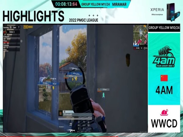 Hasil Hari Kedua Grup Yellow PMGC 2022: 4AM Geser Geek Fam MY Dari Pucuk