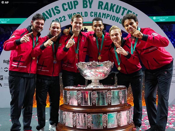 Hasil Davis Cup: Sejarah Tercipta, Kanada Jadi Juara Untuk Kali Pertama