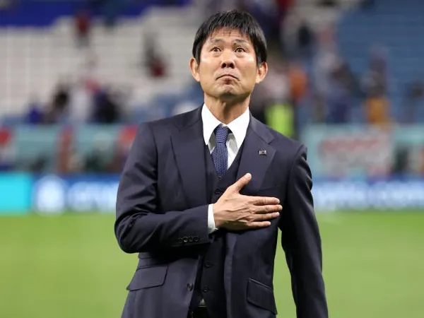 Pelatih timnas Jepang, Hajime Moriyasu.