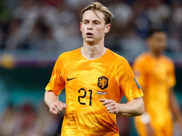 Gelandang timnas Belanda, Frenkie de Jong.