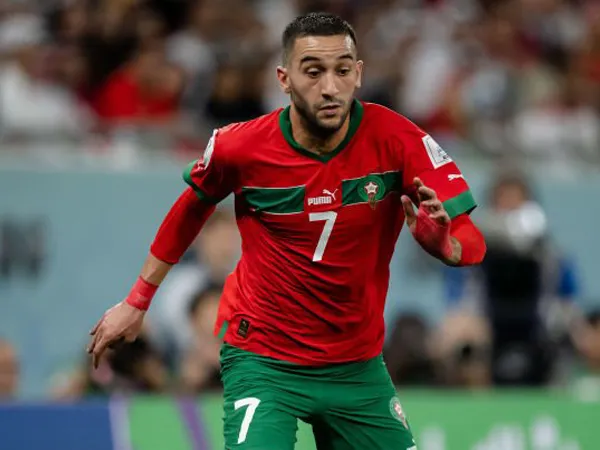 Gelandang timnas Maroko, Hakim Ziyech.