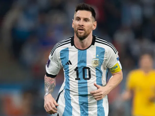 Kapten timnas Argentina, Lionel Messi.