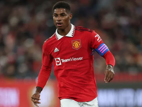 Penyerang Manchester United, Marcus Rashford.