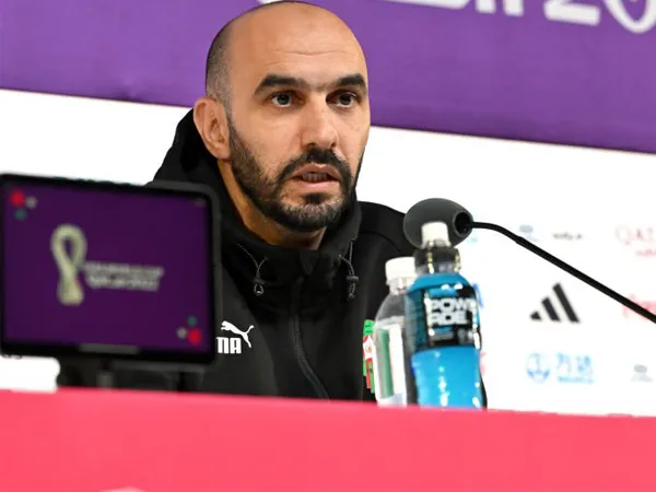 Pelatih timnas Maroko, Walid Regragui.
