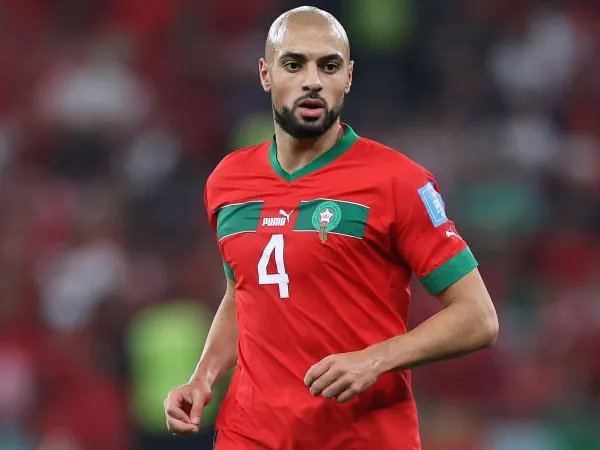 Bintang timnas Maroko, Sofyan Amrabat.