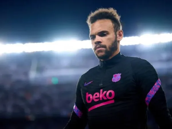Martin Braithwaite saat masih memperkuat Barcelona.