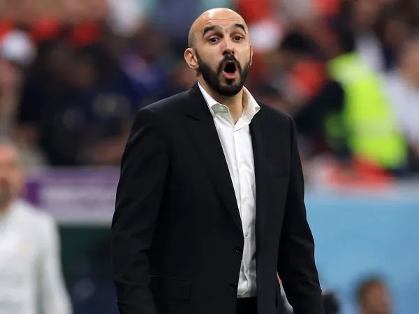 Pelatih timnas Maroko, Walid Regragui.