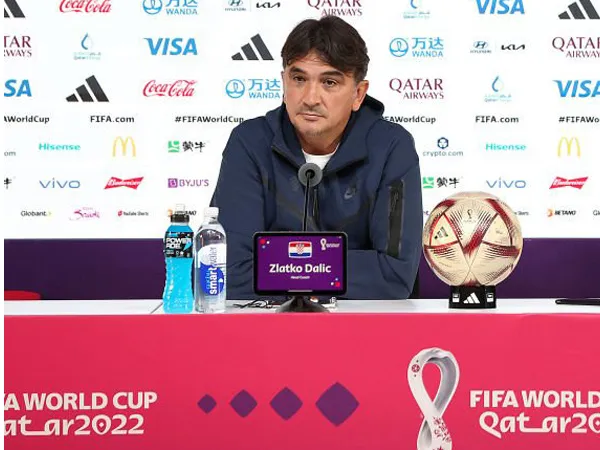 Pelatih timnas Kroasia, Zlatko Dalic.