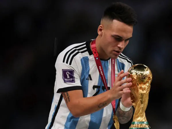 Penyerang timnas Argentina, Lautaro Martinez.