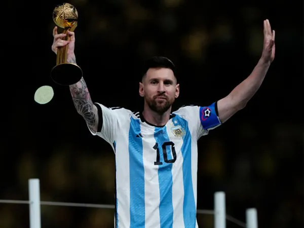 Kapten timnas Argentina, Lionel Messi.