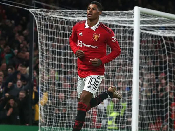 Penyerang Manchester United, Marcus Rashford.