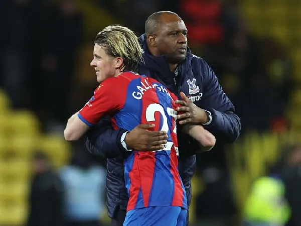 Patrick Vieira dan Conor Gallagher saat di Crystal Palace