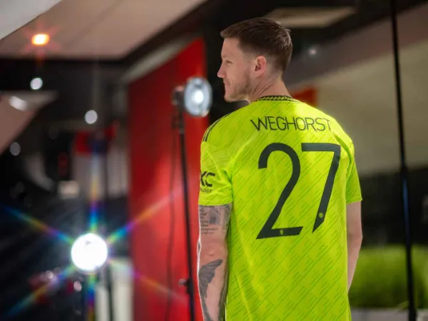 Penyerang Manchester United, Wout Weghorst.