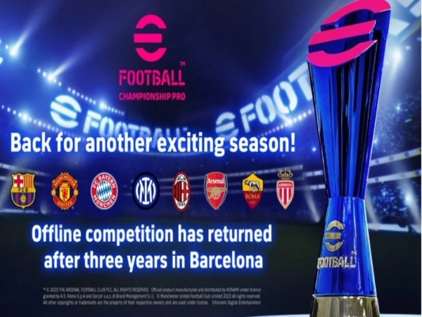 8 Tim Sepakbola Populer Akan Berlaga di eFootball Championship Pro 2023