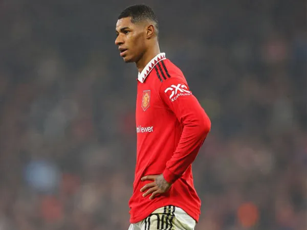 Penyerang Manchester United, Marcus Rashford.