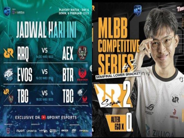 Hasil Playoff MCS Season 3: RRQ Sena Bikin Alter Ego X Pulang Duluan