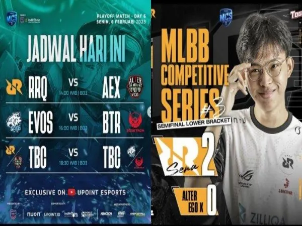 Hasil Playoff MCS Season 3: RRQ Sena Bikin Alter Ego X Pulang Duluan