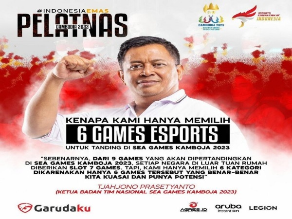 Sebab PBESI Cuma Pilih 6 Game di Cabor Esports SEA Games 2023 Terungkap