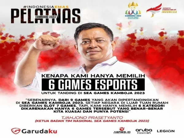 Sebab PBESI Cuma Pilih 6 Game di Cabor Esports SEA Games 2023 Terungkap