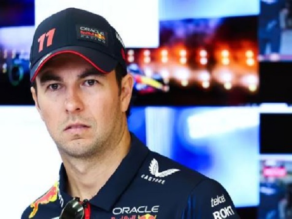 Sergio Perez Puji Performa Mobil Red Bull di Pramusim