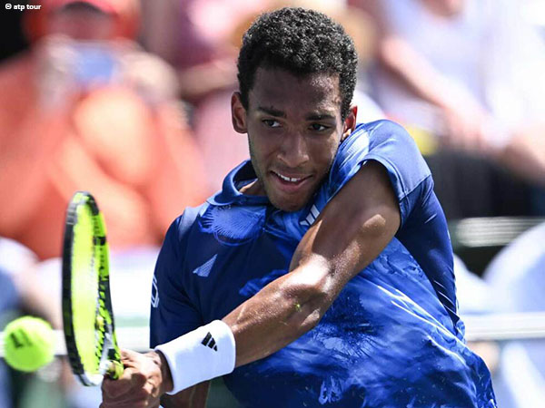 Felix Auger Aliassime Bertahan Dari Serangan Thiago Monteiro Di Miami