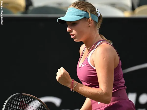 Linda Fruhvirtova Paksa Jil Teichmann Angkat Kaki Dari Charleston