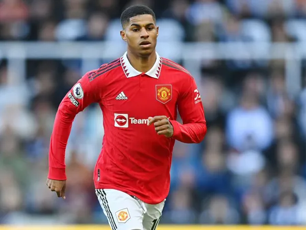 Penyerang Manchester United, Marcus Rashford.