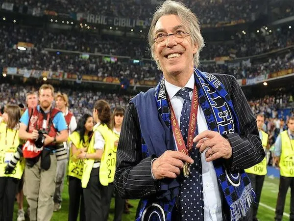 Usai menang 2-0 atas Benfica, Massimo Moratti pede Inter Milan bisa menjuarai Liga Champions musim ini / via Getty Images