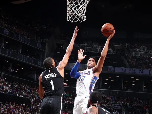 Tobias Harris tetap membumi meski 76ers sukses sapu bersih Nets.