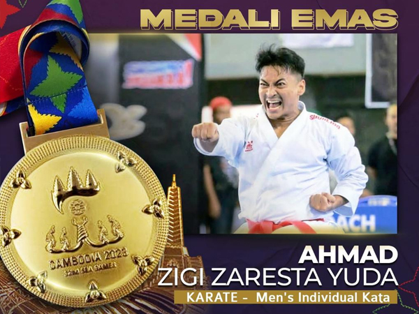 Karate Sumbangkan Emas Pertama Bagi Indonesia di Sea Games 2023