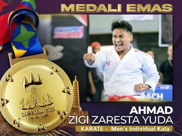 Karate Sumbangkan Emas Pertama Bagi Indonesia di Sea Games 2023