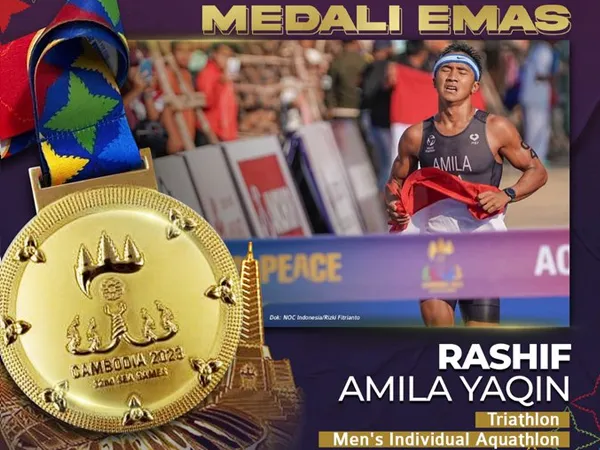 Triathlon Tambah Dua Medali Bagi Indonesia di Sea Games 2023
