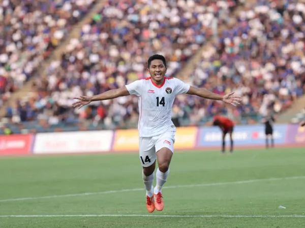 Pemain sayap timnas Indonesia U-22, Fajar Fathur Rahman