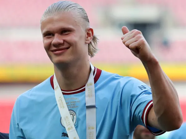 Striker Manchester City, Erling Haaland.