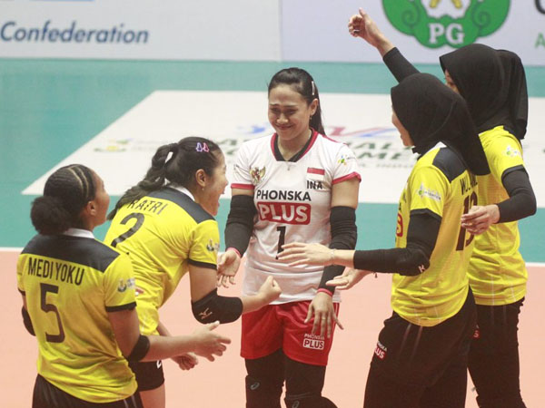 AVC Challenge Cup 2023: Indonesia Menang Mudah Atas Macau