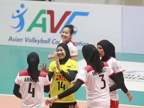 AVC Challenge Cup 2023: Indonesia Menang Mudah Atas Filipina