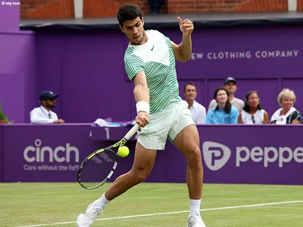 Kemenangan Dominan Antar Carlos Alcaraz Ke Perempatfinal Di Queen's Club