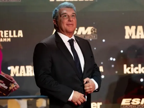 Presiden Barcelona, Joan Laporta. (lmages: Getty)