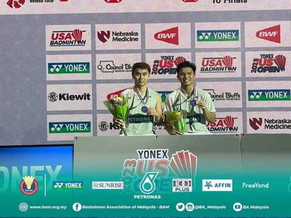 Goh Sze Fei/Nur Izzuddin Juara Ganda Putra AS Open 2023