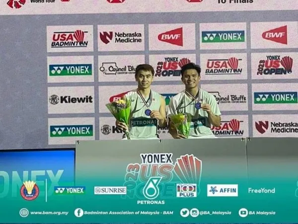 Goh Sze Fei/Nur Izzuddin Juara Ganda Putra AS Open 2023