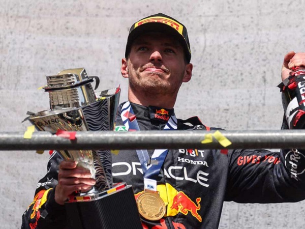 Apes Lagi, Trofi Max Verstappen di GP Belgia Rusak