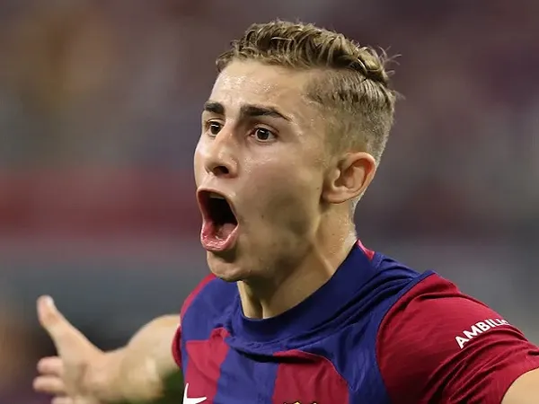 Pemain muda Barcelona Fermin Lopez (lmages: Getty)