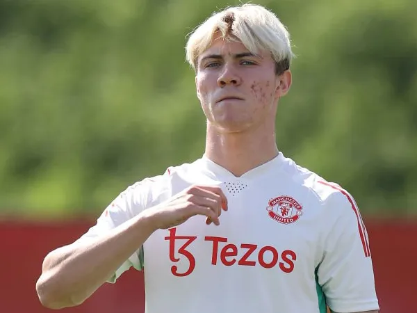 Striker Manchester United, Rasmus Hojlund.