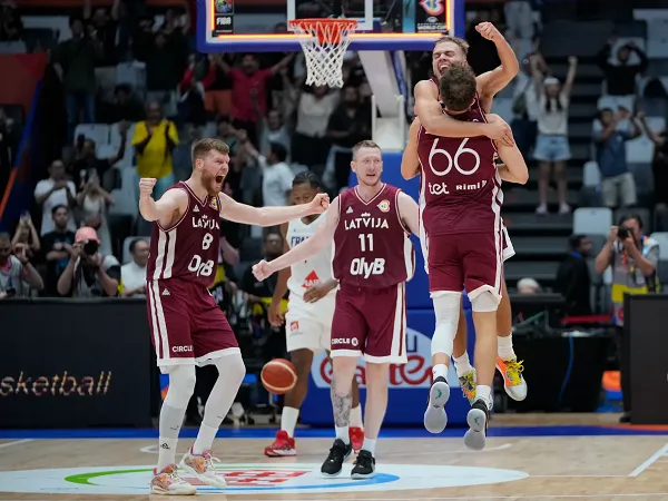 Latvia hancurkan harapan Prancis untuk melangkah jauh di FIBA World Cup 2023.