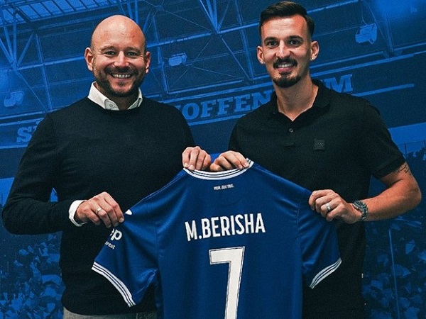 TSG Hoffenheim Resmi Datangkan Mergim Berisha dari FC Augsburg