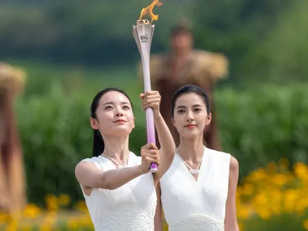 Upacara penyalaan api Asian Games Hangzhou di kota kuno Liangzhu dilakukan pada 15 Juni lalu. (Foto: Xinhua)