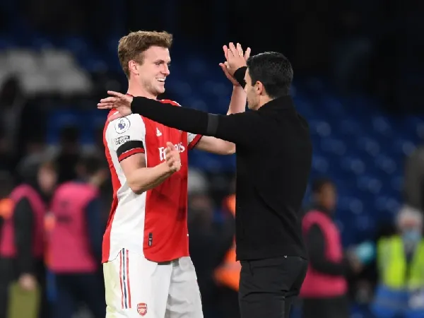 Rob Holding dan manajer Arsenal, Mikel Arteta